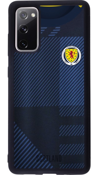 Samsung Galaxy S20 FE 5G Case Hülle - Silikon schwarz Schottland personalisierbares Fussballtrikot