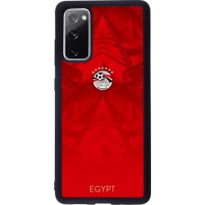 Samsung Galaxy S20 FE 5G Case Hülle - Silikon schwarz Ägypten 2026 personalisierbares Fussballtrikot