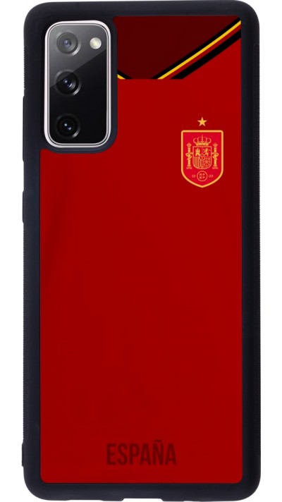 Samsung Galaxy S20 FE 5G Case Hülle - Silikon schwarz Spanien 2022 personalisierbares Fußballtrikot