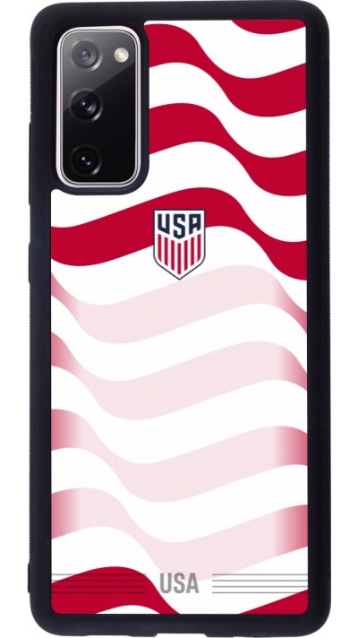 Samsung Galaxy S20 FE 5G Case Hülle - Silikon schwarz Vereinigten Staaten 2026 personalisierbares Fussballtrikot