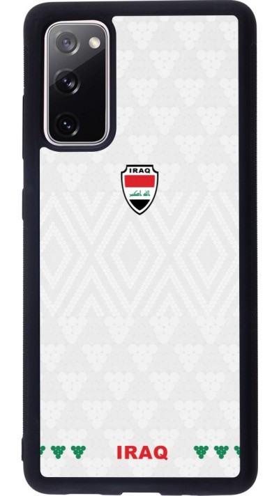 Samsung Galaxy S20 FE 5G Case Hülle - Silikon schwarz Irak 2026 personalisierbares Fussballtrikot