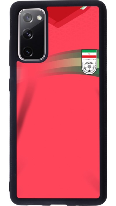 Samsung Galaxy S20 FE 5G Case Hülle - Silikon schwarz Iran 2022 personalisierbares Fussballtrikot