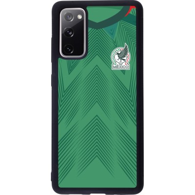 Samsung Galaxy S20 FE 5G Case Hülle - Silikon schwarz Mexiko 2022 personalisierbares Fussballtrikot