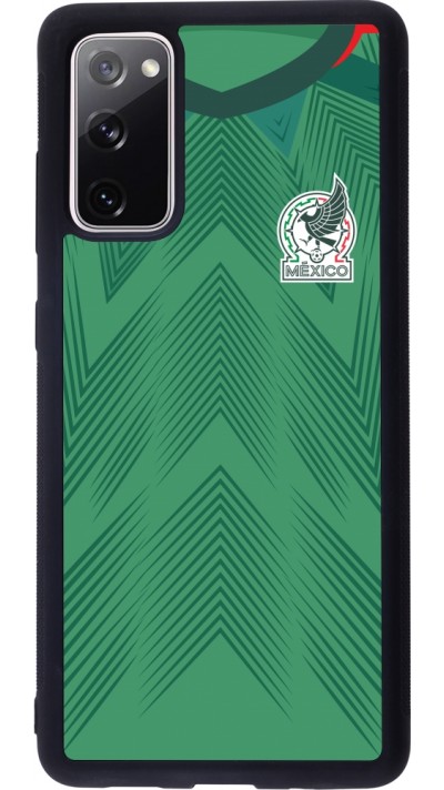 Samsung Galaxy S20 FE 5G Case Hülle - Silikon schwarz Mexiko 2022 personalisierbares Fussballtrikot