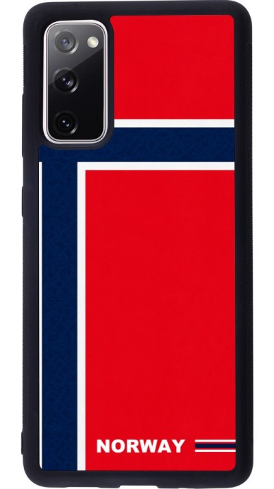 Samsung Galaxy S20 FE 5G Case Hülle - Silikon schwarz Norwegen 2026 personalisierbares Fussballtrikot