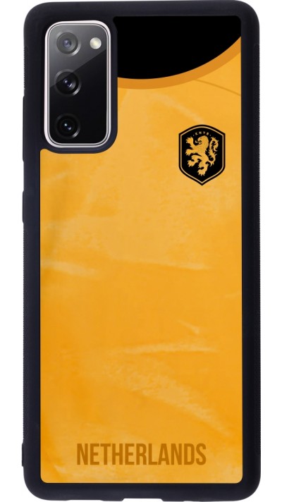Samsung Galaxy S20 FE 5G Case Hülle - Silikon schwarz Holland 2022 personalisierbares Fußballtrikot