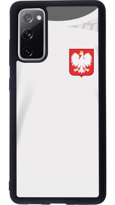 Samsung Galaxy S20 FE 5G Case Hülle - Silikon schwarz Polen 2022 personalisierbares Fussballtrikot