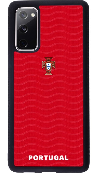 Samsung Galaxy S20 FE 5G Case Hülle - Silikon schwarz Portugal 2026 personalisierbares Fussballtrikot