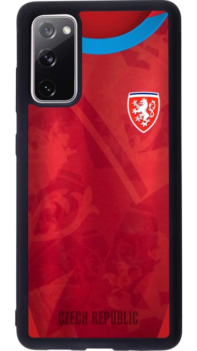 Samsung Galaxy S20 FE 5G Case Hülle - Silikon schwarz Tschechische Republik personalisierbares Fussballtrikot