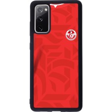 Samsung Galaxy S20 FE 5G Case Hülle - Silikon schwarz Tunesien 2022 personalisierbares Fussballtrikot