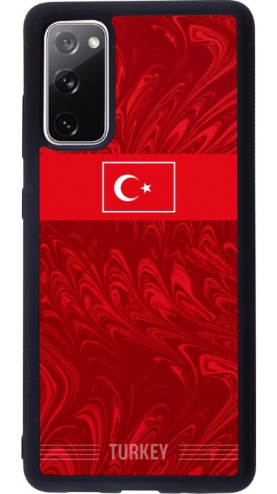 Samsung Galaxy S20 FE 5G Case Hülle - Silikon schwarz Türkei 2026 personalisierbares Fussballtrikot