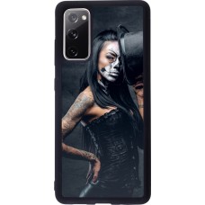 Samsung Galaxy S20 FE 5G Case Hülle - Silikon schwarz Halloween 22 Tattooed Girl