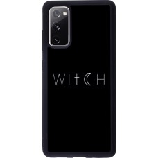 Samsung Galaxy S20 FE 5G Case Hülle - Silikon schwarz Halloween 22 witch word