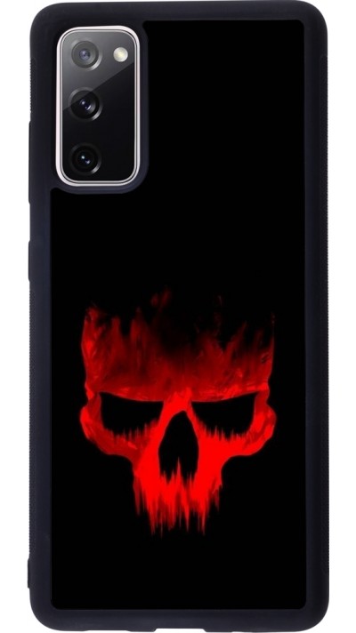 Samsung Galaxy S20 FE 5G Case Hülle - Silikon schwarz Halloween 2023 scary skull