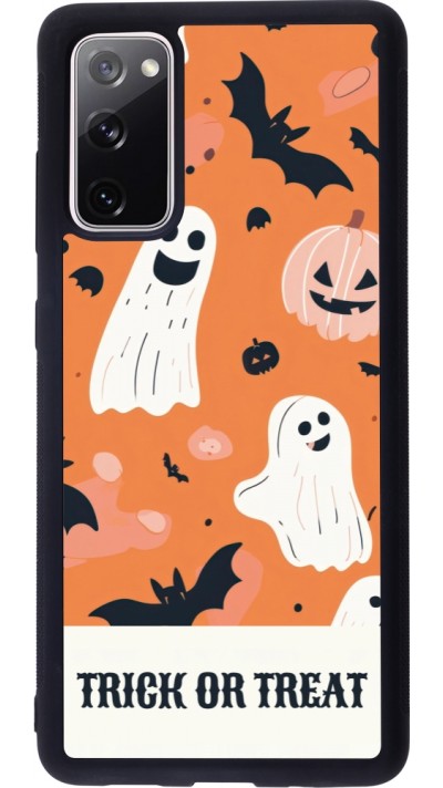 Samsung Galaxy S20 FE 5G Case Hülle - Silikon schwarz Halloween 2025 Trick treat