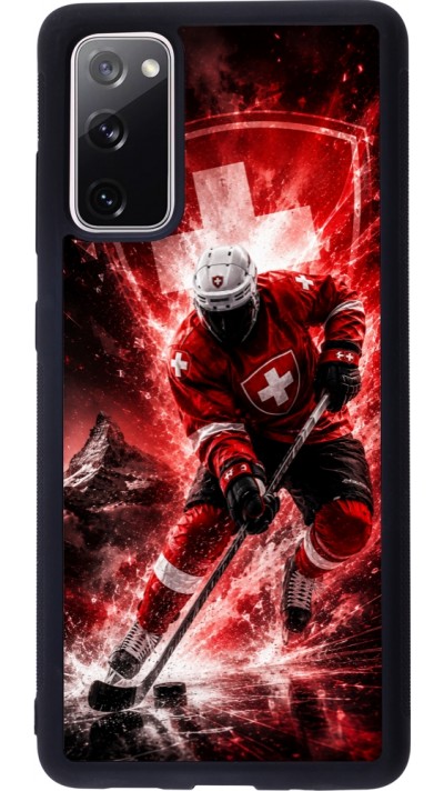 Samsung Galaxy S20 FE 5G Case Hülle - Silikon schwarz Hockey World Championship Player