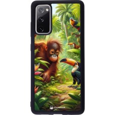 Samsung Galaxy S20 FE 5G Case Hülle - Silikon schwarz Tropischer Dschungel Tayrona