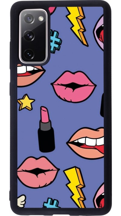 Samsung Galaxy S20 FE 5G Case Hülle - Silikon schwarz Lips and lipgloss
