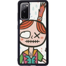 Samsung Galaxy S20 FE 5G Case Hülle - Silikon schwarz Little Girl Sketch