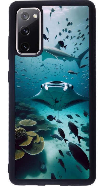Samsung Galaxy S20 FE 5G Case Hülle - Silikon schwarz Manta Lagune Reinigung