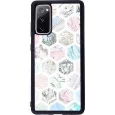 Samsung Galaxy S20 FE 5G Case Hülle - Silikon schwarz Marble Everything
