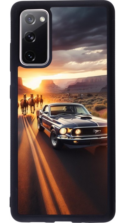 Samsung Galaxy S20 FE 5G Case Hülle - Silikon schwarz Mustang 69 Grand Canyon