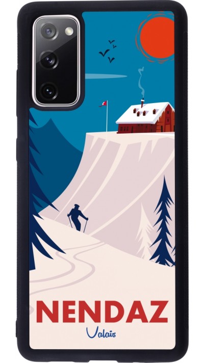 Samsung Galaxy S20 FE 5G Case Hülle - Silikon schwarz Nendaz Cabane Ski
