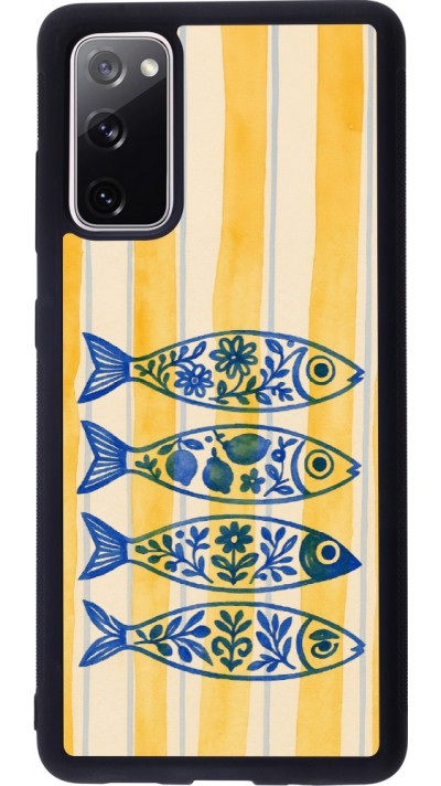 Samsung Galaxy S20 FE 5G Case Hülle - Silikon schwarz Portuguese fish 2026