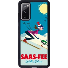 Samsung Galaxy S20 FE 5G Case Hülle - Silikon schwarz Saas-Fee Ski Downhill
