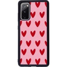 Samsung Galaxy S20 FE 5G Case Hülle - Silikon schwarz Saint Valentines Day 26 Pattern heart