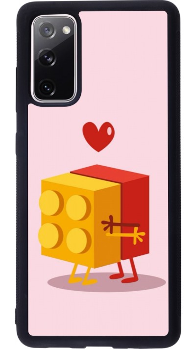 Samsung Galaxy S20 FE 5G Case Hülle - Silikon schwarz Saint Valentines Day 26 Puzzle
