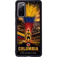 Samsung Galaxy S20 FE 5G Case Hülle - Silikon schwarz Fussball Kolumbien splash 2026