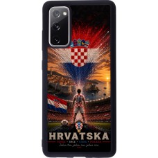 Samsung Galaxy S20 FE 5G Case Hülle - Silikon schwarz Fussball Kroatien splash 2026