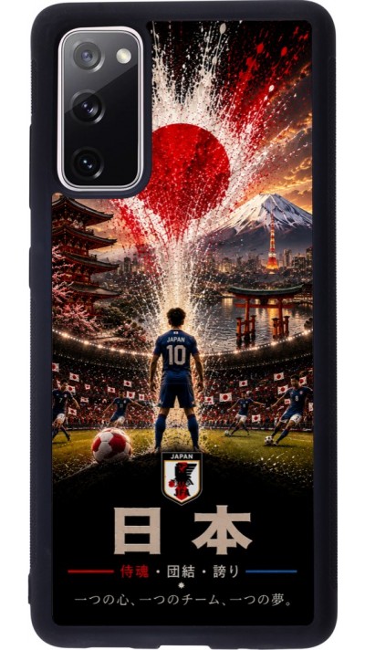 Samsung Galaxy S20 FE 5G Case Hülle - Silikon schwarz Fussball Japan splash 2026