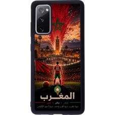Samsung Galaxy S20 FE 5G Case Hülle - Silikon schwarz Fussball Marokko splash 2026