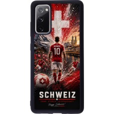 Samsung Galaxy S20 FE 5G Case Hülle - Silikon schwarz Fussball Schweiz splash 2026