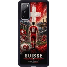 Samsung Galaxy S20 FE 5G Case Hülle - Silikon schwarz Fussball Suisse splash 2026