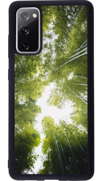 Samsung Galaxy S20 FE 5G Case Hülle - Silikon schwarz Spring 23 forest blue sky