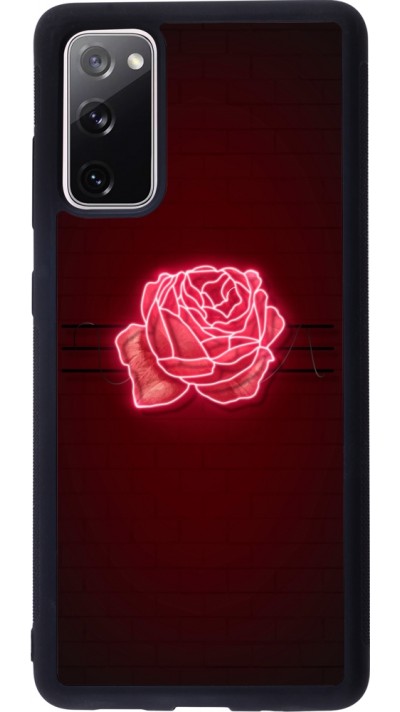 Samsung Galaxy S20 FE 5G Case Hülle - Silikon schwarz Spring 23 neon rose