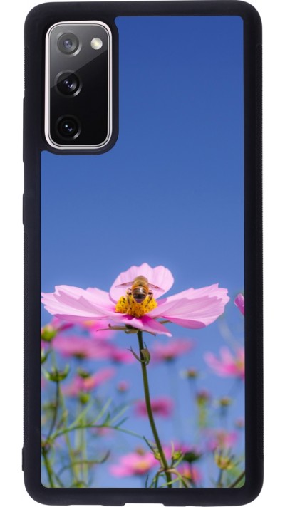 Samsung Galaxy S20 FE 5G Case Hülle - Silikon schwarz Bee on a flower 2026