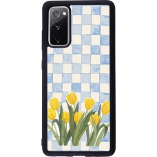 Samsung Galaxy S20 FE 5G Case Hülle - Silikon schwarz Blue vichy tulips Spring 2026