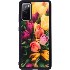Samsung Galaxy S20 FE 5G Case Hülle - Silikon schwarz Bouquet of tulips 2026