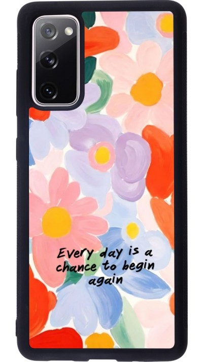 Samsung Galaxy S20 FE 5G Case Hülle - Silikon schwarz Every day is a chance 2026