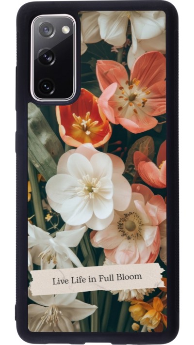 Samsung Galaxy S20 FE 5G Case Hülle - Silikon schwarz Full Bloom 2026