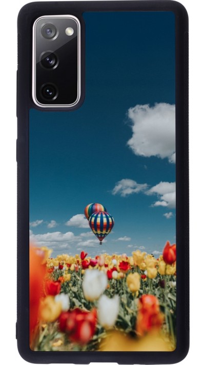 Samsung Galaxy S20 FE 5G Case Hülle - Silikon schwarz Hot air balloon 2026