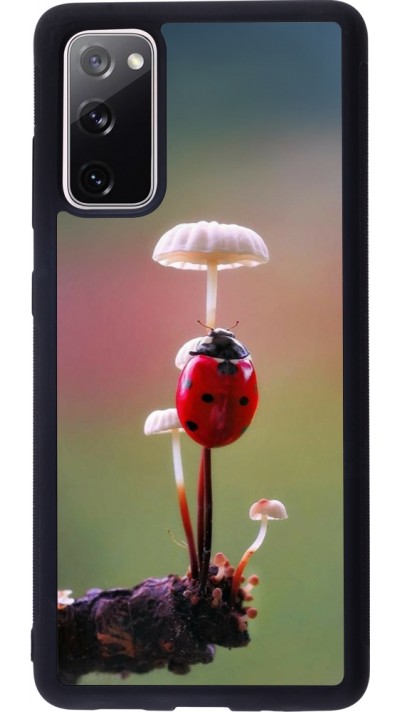 Samsung Galaxy S20 FE 5G Case Hülle - Silikon schwarz Ladybird on a mushroom 2026