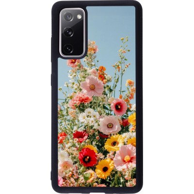 Samsung Galaxy S20 FE 5G Case Hülle - Silikon schwarz Spring flowers Spring 2026