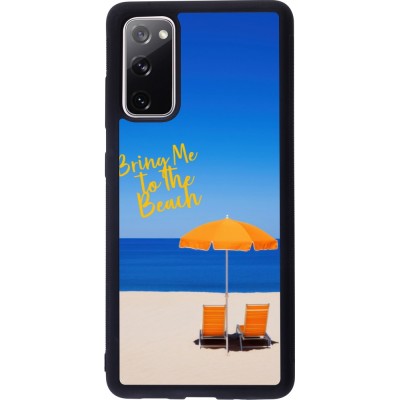 Samsung Galaxy S20 FE 5G Case Hülle - Silikon schwarz Summer 2025 Bring me to the beach