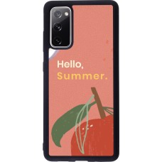 Samsung Galaxy S20 FE 5G Case Hülle - Silikon schwarz Summer 2025 Hello summer