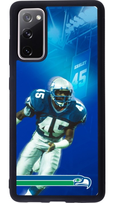 Samsung Galaxy S20 FE 5G Case Hülle - Silikon schwarz Super Bowl 26 Seattle 1